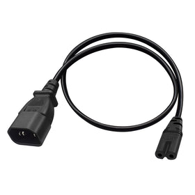tekit front packaging showing molded c14 to c7 cable and benefits