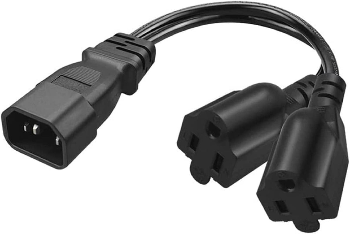 tekit Toptekits front C14 connector showing secure fit and easy plug-in benefit
