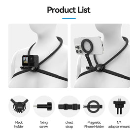 TELESIN lifestyle runner using mount for hands-free POV footage
