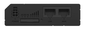 Teltonika RUT241 on desk with hotspot enables local Wi-Fi