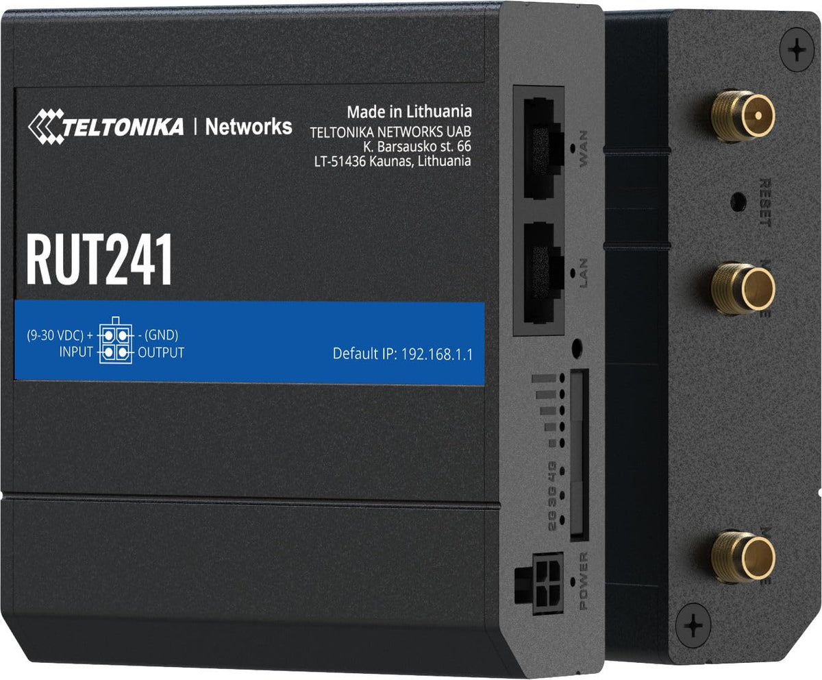 RUT241 WAN failover ensures backup connectivity when primary drops