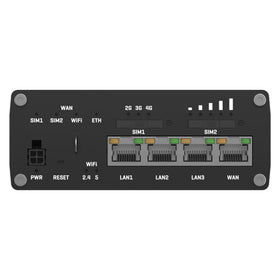 Teltonika RUTX11 dual-SIM slots support seamless failover and backup connectivity.