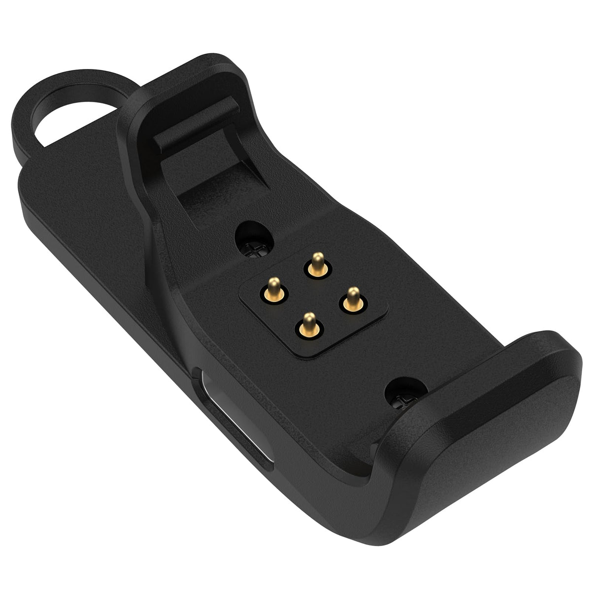 TenCloud clip mounted on Garmin Alpha TT 25 collar showing dependable charge