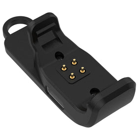 TenCloud clip mounted on Garmin Alpha TT 25 collar showing dependable charge
