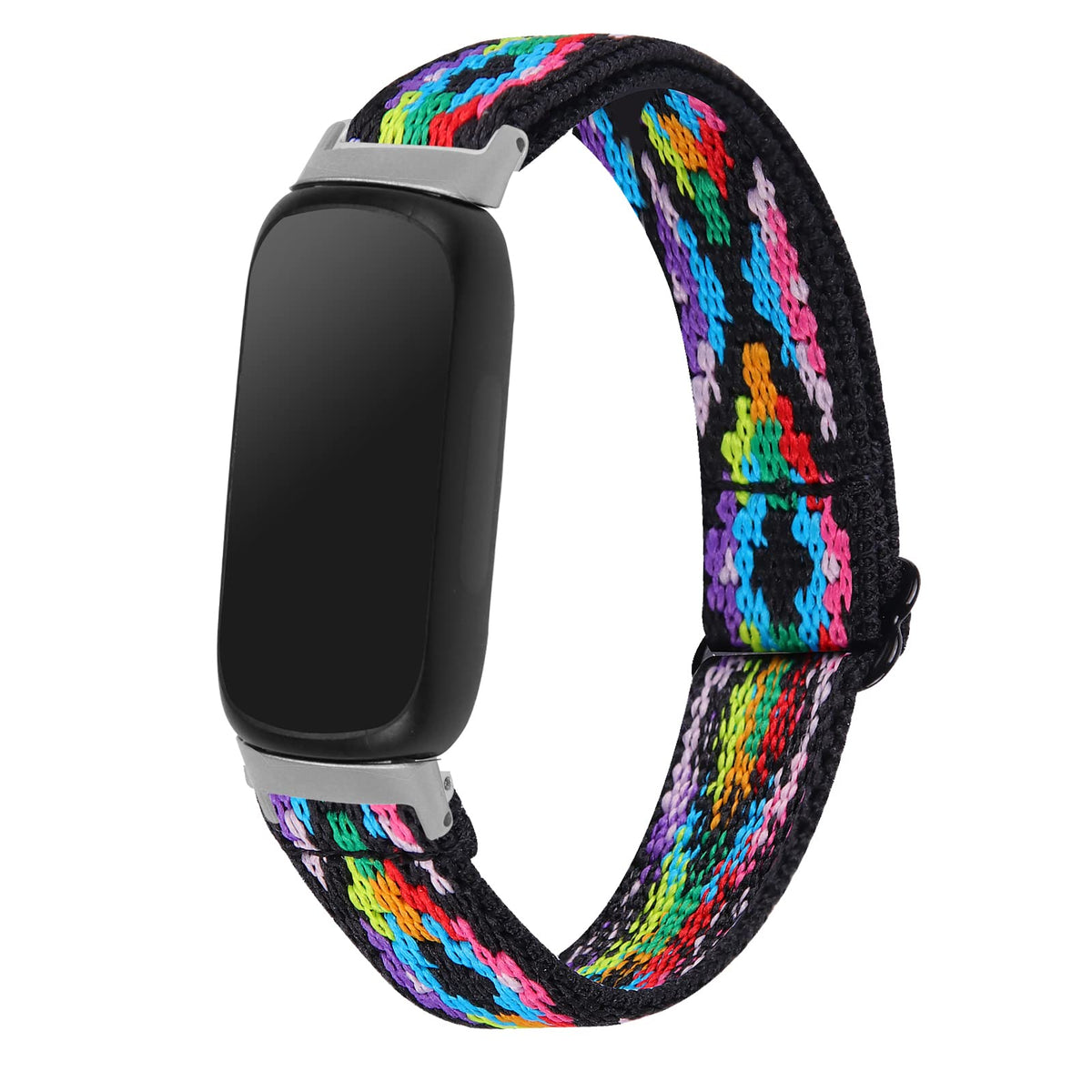 TenCloud band next to ruler illustrating adjustable fit for varied wrist sizes