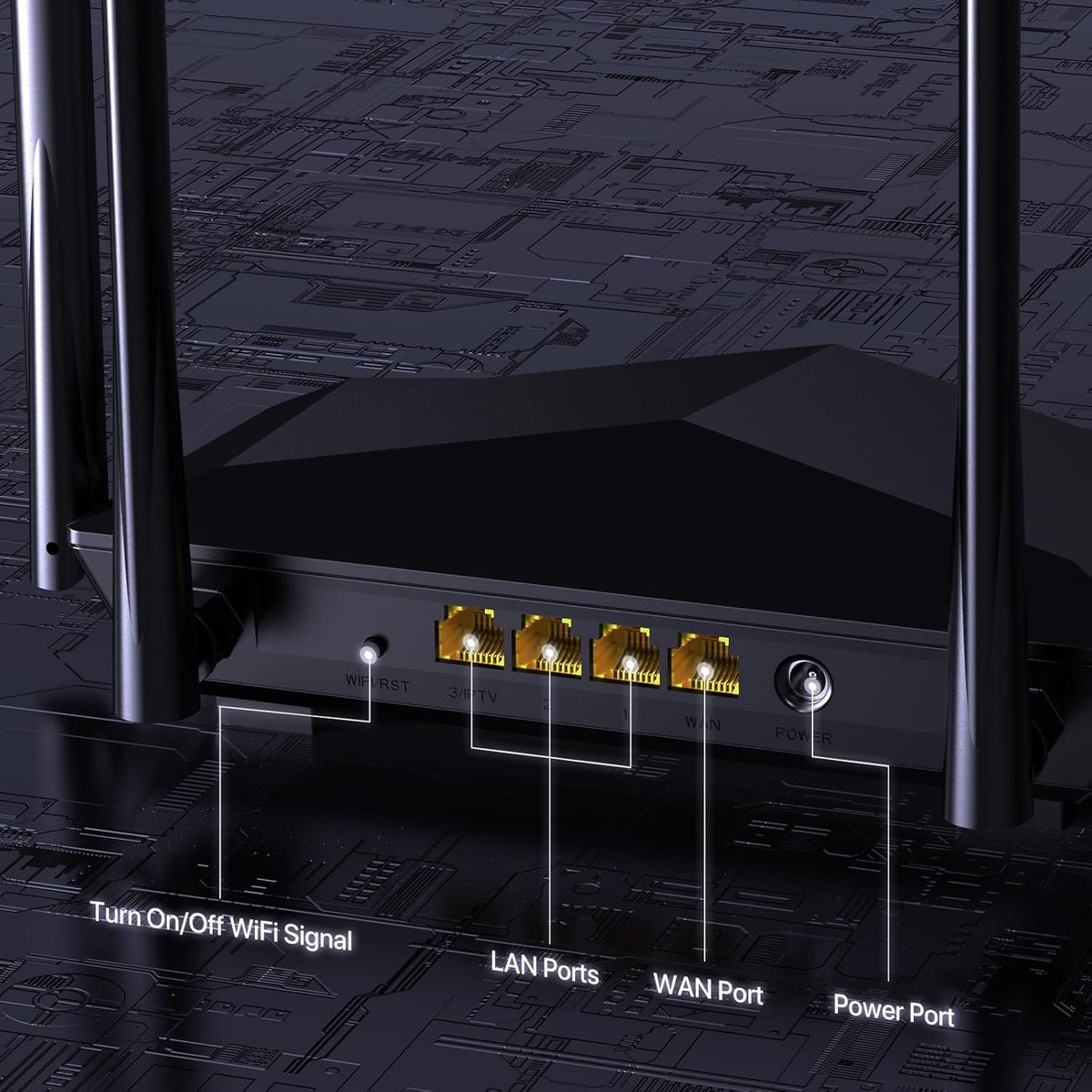 Tenda AC6 beside smartphone for scale, compact router saves space while boosting speed