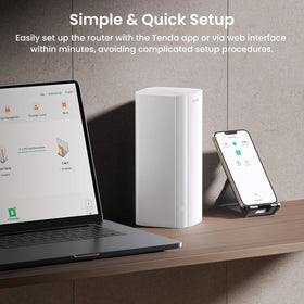 Tenda AX3000 Nova MX12 smart home setup benefits from stable mesh networking.