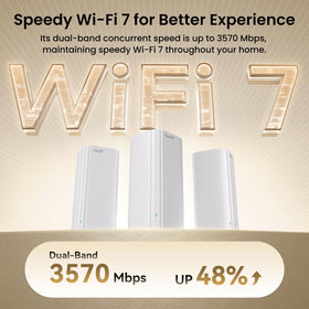 Tenda BE3600 port panel highlighting 2.5G and 1G ports for fast wired connections