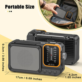 Tendak radio 5W speaker for rich, loud audio outdoors