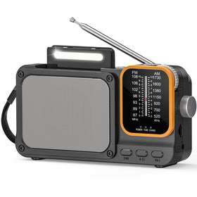 Tendak AM/FM radio with extended antenna delivering clearer rural reception