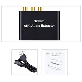 Tendak ARC adapter in use showing TV to speaker integration