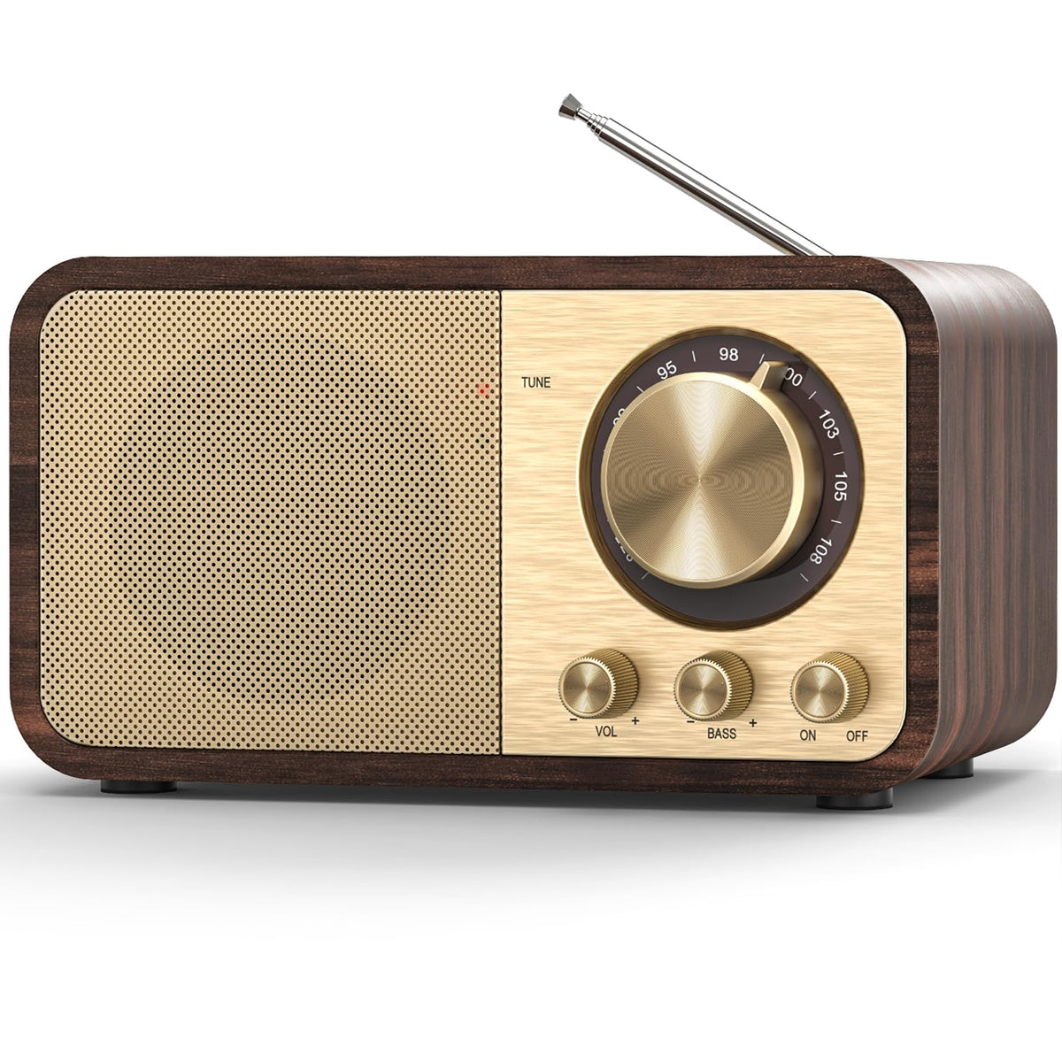 Tendak FM radio with best reception for clear signal and portable listening