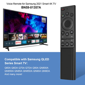 Tendodo BN59-01357A remote setup illustration showing pairing with batteries
