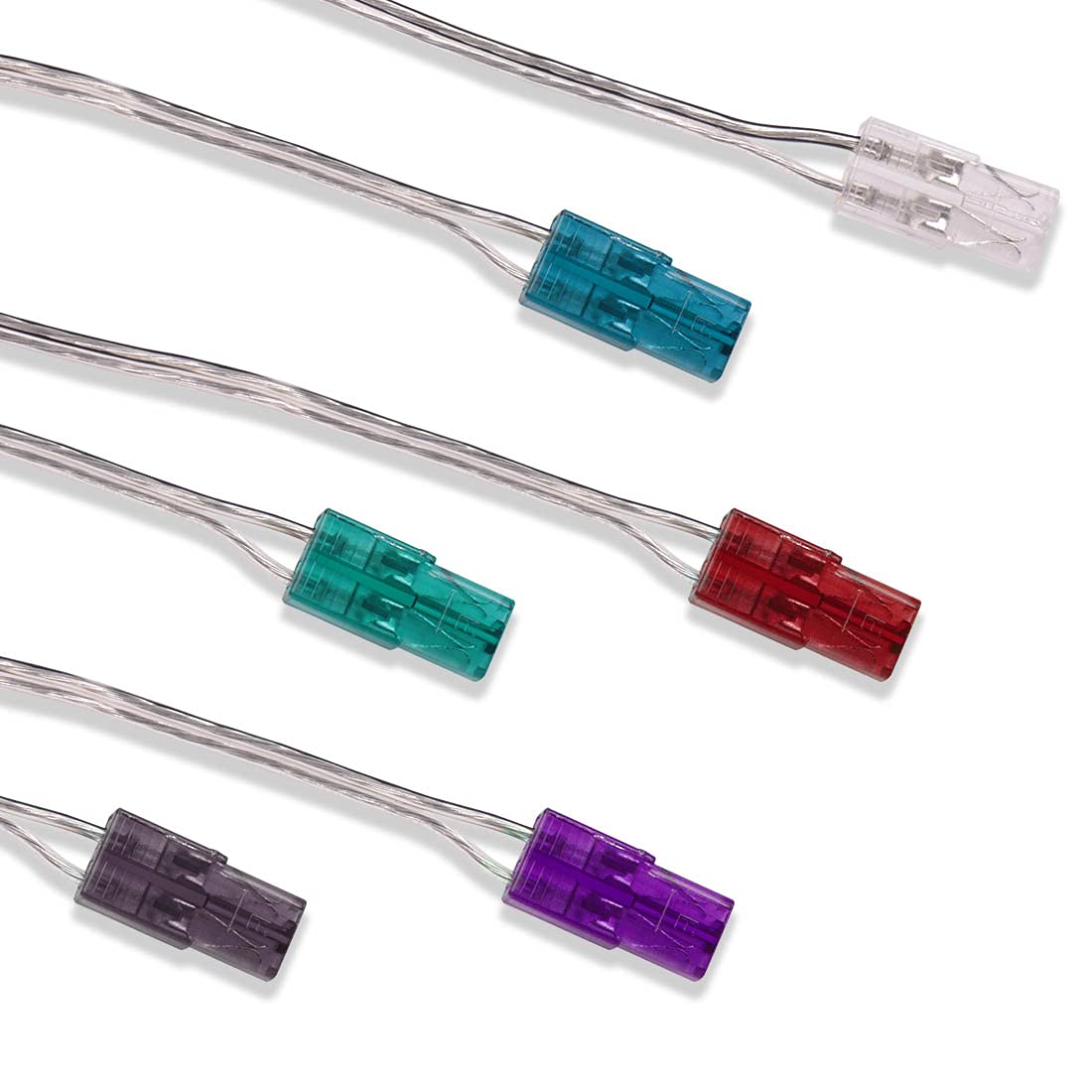 Tendodo close-up of connector ends demonstrating secure-fit design for reliable connections
