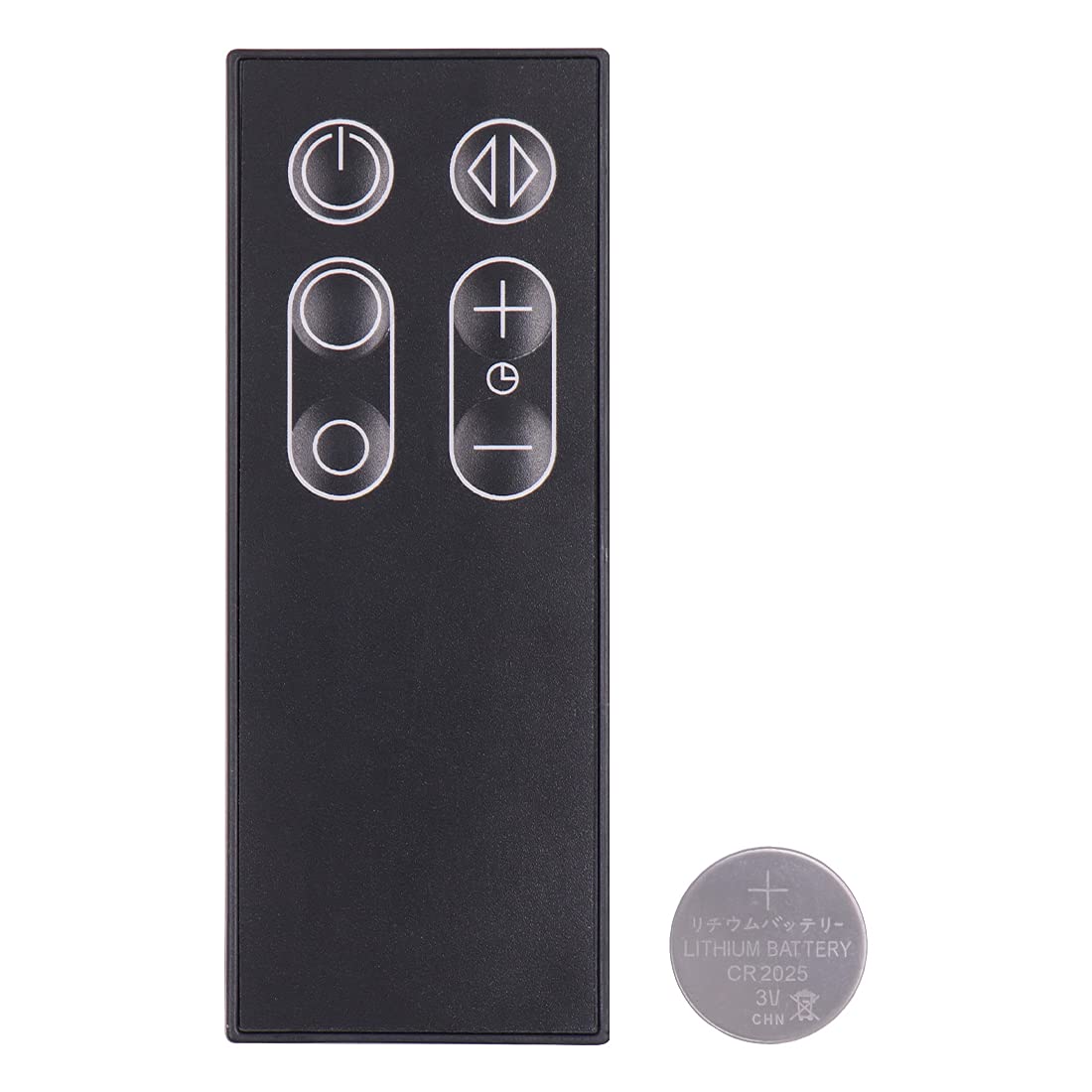 Tendodo front view of remote showing button layout for easy control