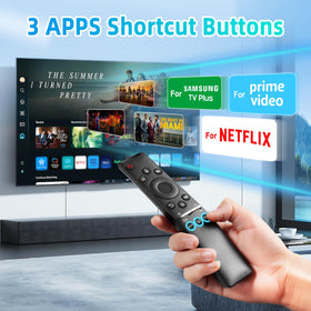 Tendodo Samsung BN59-01330A remote in use in living room for convenient control