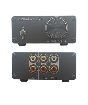 Tenelay FV2 front panel toggle for quick input switching and lossless listening