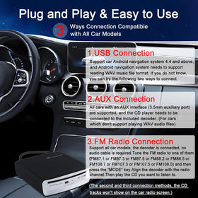 tengertang aux cable with audio conversion kit enabling broad car compatibility