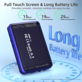 Tengsen MP3 blue compact multi-function device for meetings and lectures.