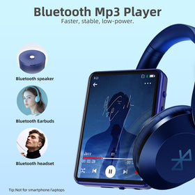 Tengsen MP3 blue FM radio for local stations on the go.