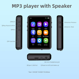 Tengsen MP3 Player supports up to 128GB expansion for more music