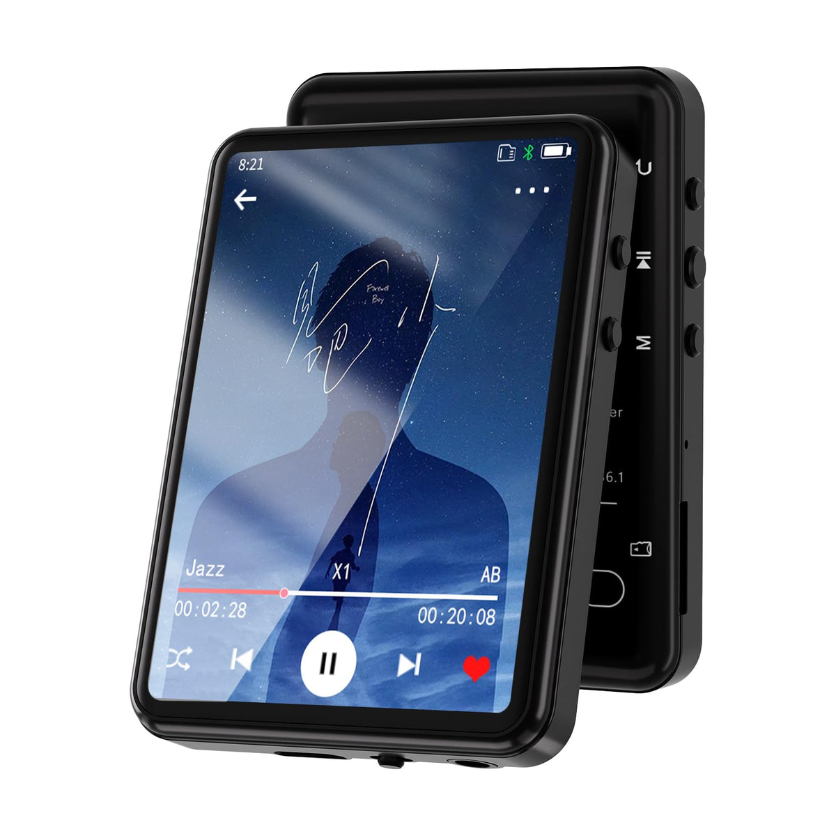 Tengsen MP3 Player Bluetooth 5.3 enables wireless listening on the go