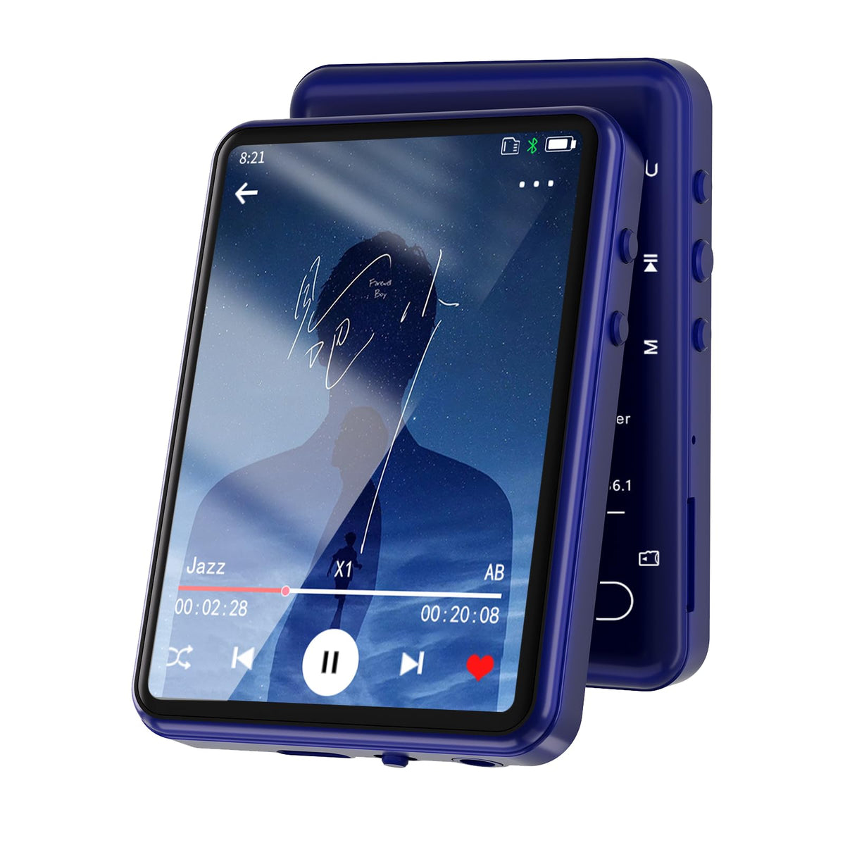 Tengsen MP3 Player with Bluetooth connection for wireless listening on the move.