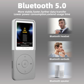 Expandable storage on Tengsen MP3 Player up to 128GB for music and media