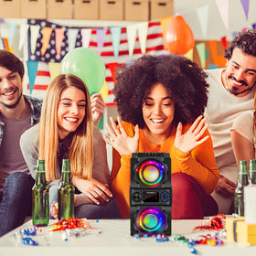 TENMIYA A30 in use at an outdoor party delivering loud clear sound