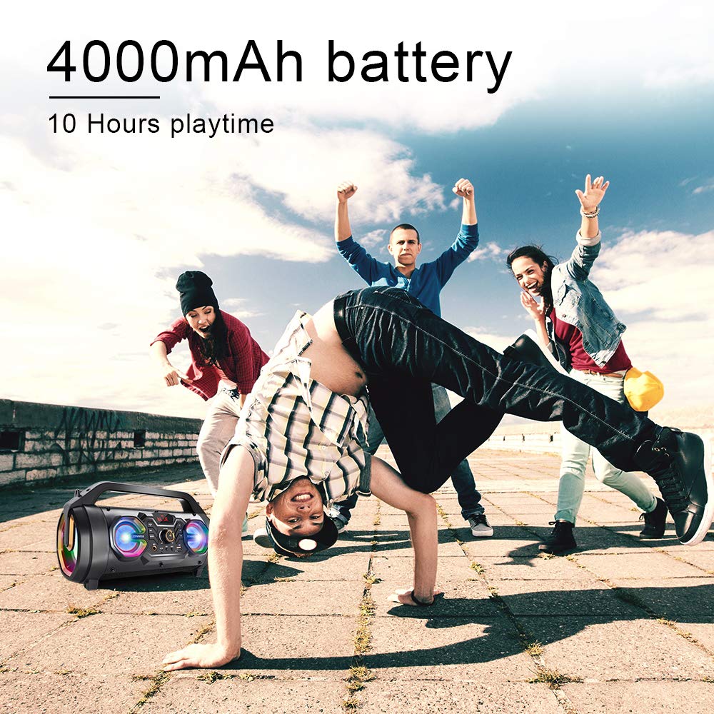 TENMIYA A66 Bluetooth 4.2 connects devices quickly for wireless playback.