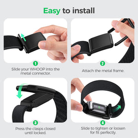 Tensea buckle close-up showing easy adjustment and snug fit benefit