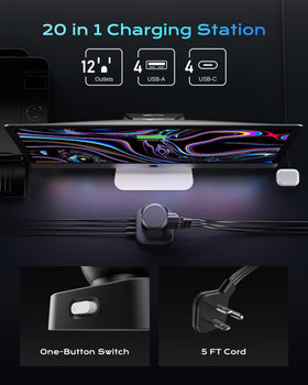 TenTrend flat plug close-up angled 45° to save space behind furniture