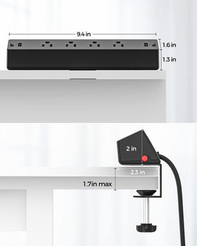 TenTrend in use on a home office desk powering monitor, laptop and phone