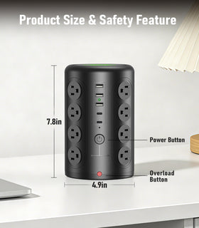 TenTrend on a desk with multiple devices demonstrating neat, protected charging station
