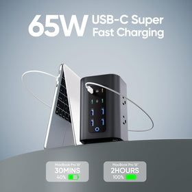 TenTrend on a home office desk charging multiple devices for clutter reduction