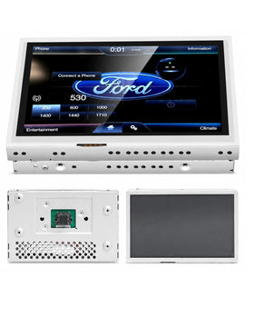 TepHnf front view of 8-inch Sync2 display showing clear screen and OEM fit benefits