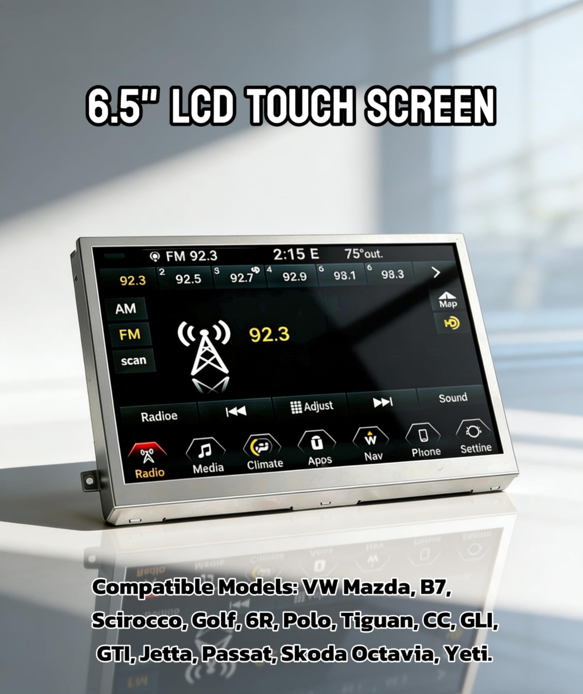 TepHnf glass close-up highlighting scratch-resistant surface and clarity