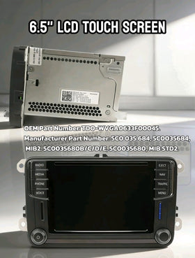 TepHnf display installed in VW dashboard demonstrating restored touch use
