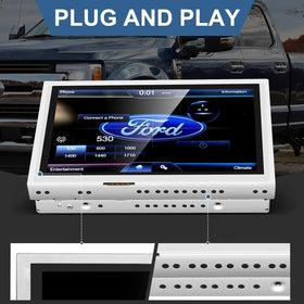 TepHnf installed in Ford dashboard demonstrating restored navigation and infotainment use