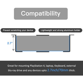 Teridokor holding Dell OptiPlex micro safely to free desktop surface