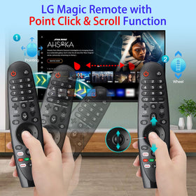 Terloogee LG remote supports Google Assistant and Alexa for voice control.