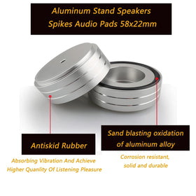 Tertullus feet under amplifier illustrate vibration reduction and clarity.