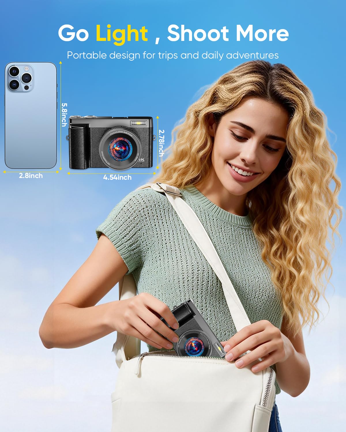 TESFOT 32GB card included stores footage in one go