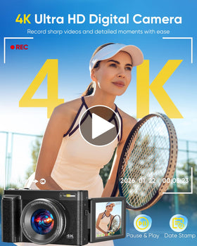 TESFOT camera with WiFi enables quick sharing and remote control on the go
