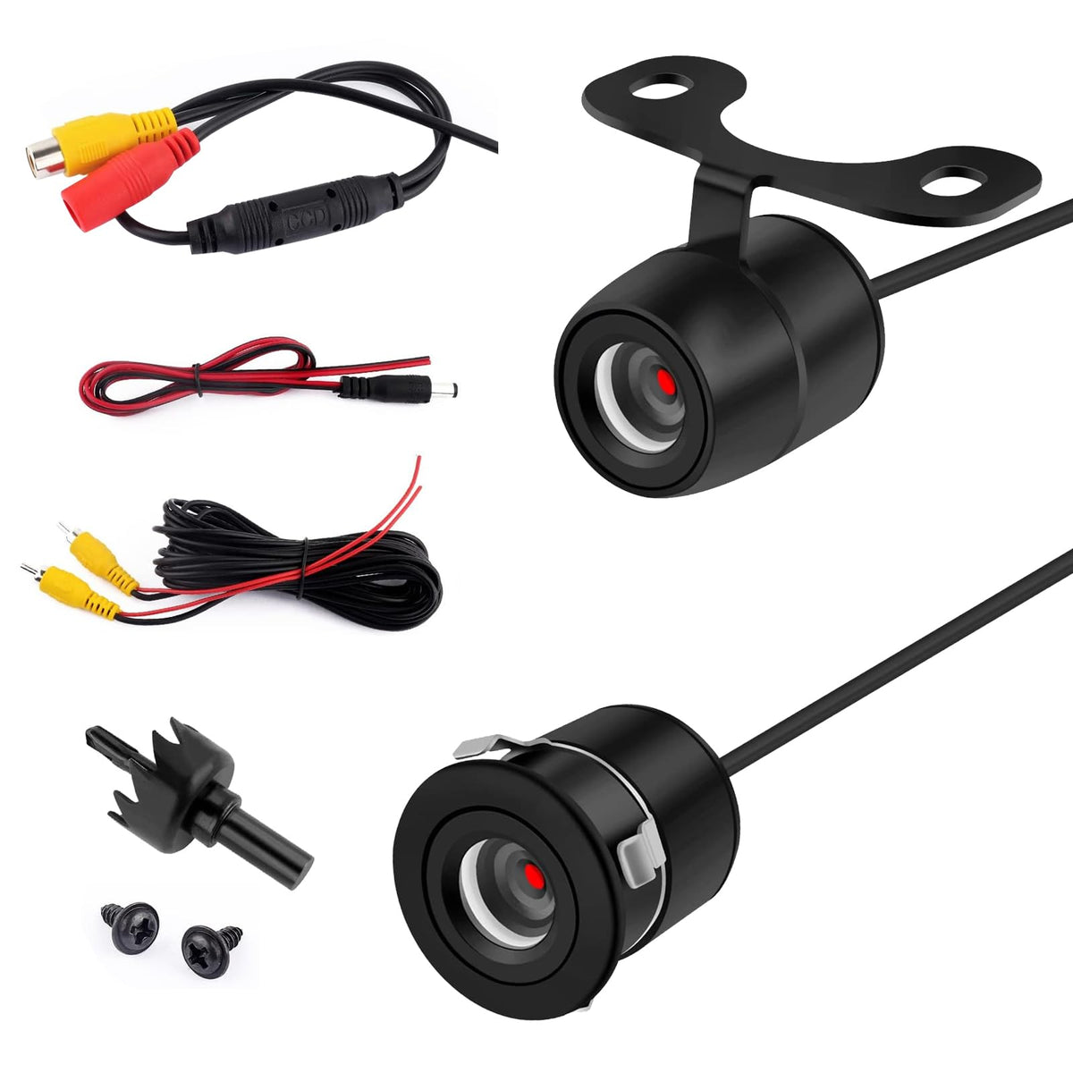 Tesnaao front-mounted camera showing compact profile and secure fit