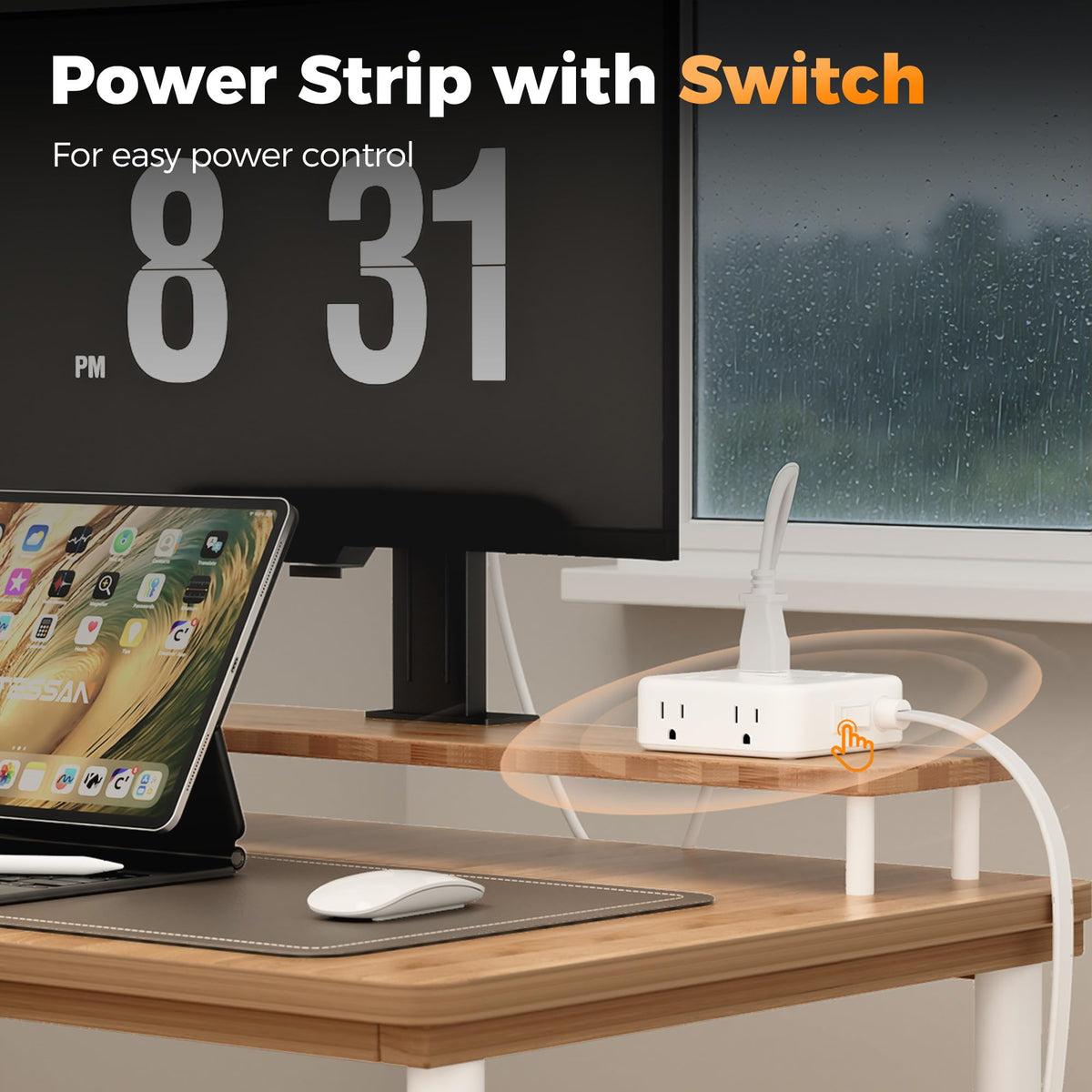 TESSAN 2100J surge protection guards electronics against surges.