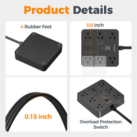 TESSAN flat plug design minimizes obstruction and improves accessibility