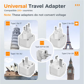 TESSAN converter unit back label showing safety specs and usage info