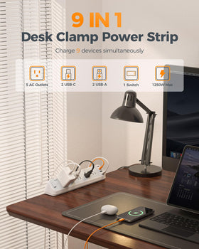 TESSAN 2100J surge protector shields gear during power spikes.