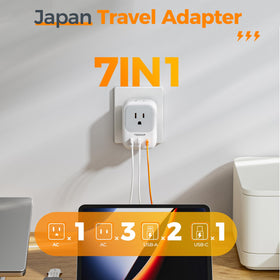 TESSAN dual USB-A ports offer up to 2.4A for devices
